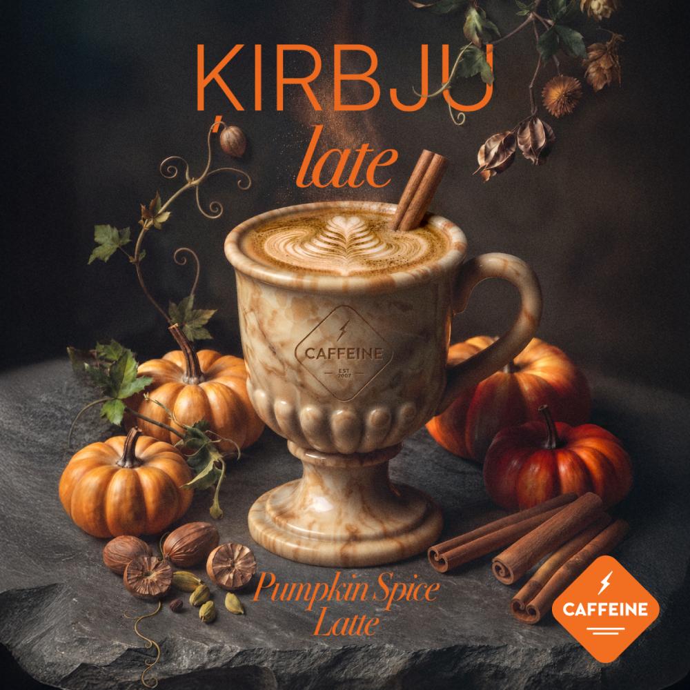 🧡Caffeine ir atgriezusies iemīļotā rudens garša - ĶIRBJU LATE 🎃