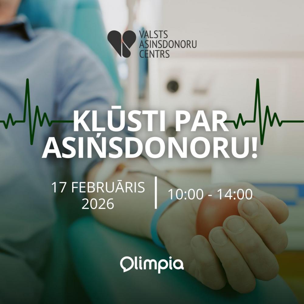 Izglāb dzīvību - kļūsti par donoru! ❤️