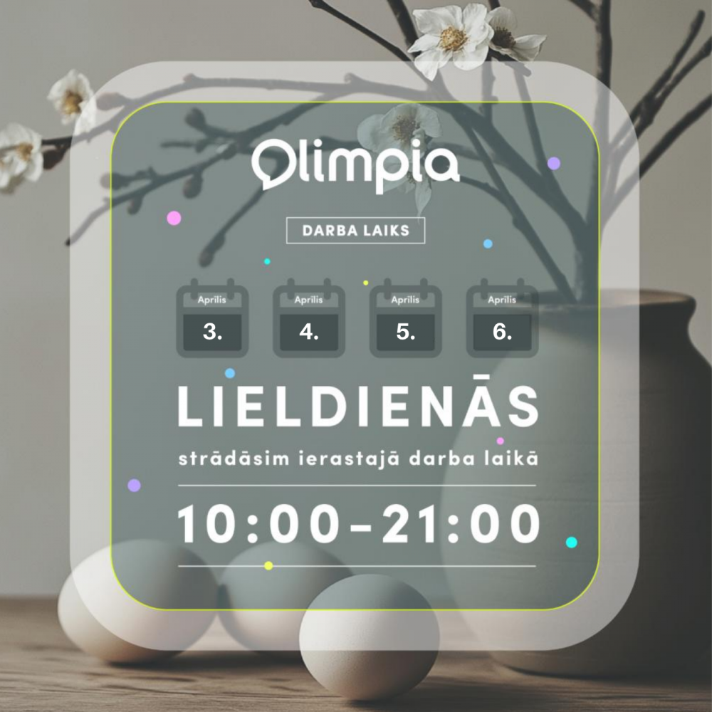 ТЦ "Olimpia" Пасхальное расписание 🐇