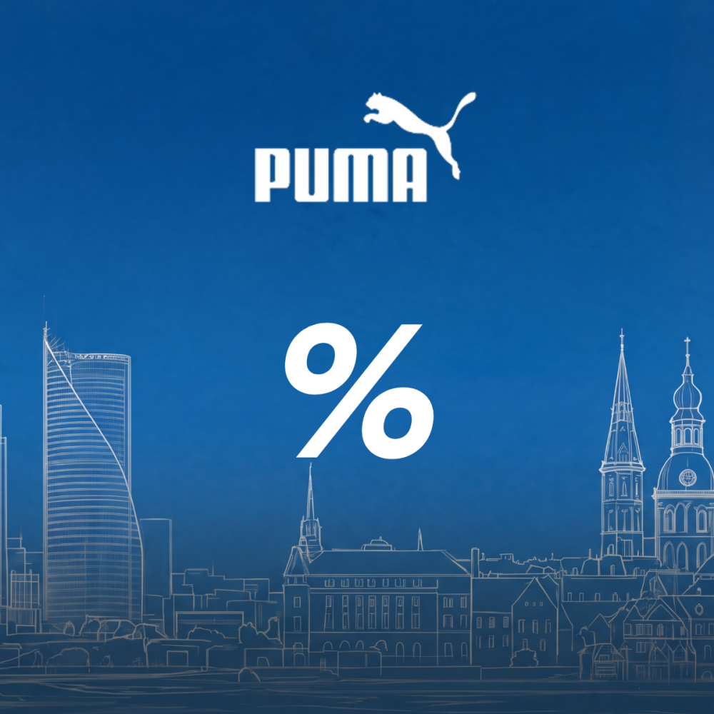 Iepērkoties PUMA veikalā par vismaz 80 EUR, iegādājies PUMA somu tikai par 5 EUR!
