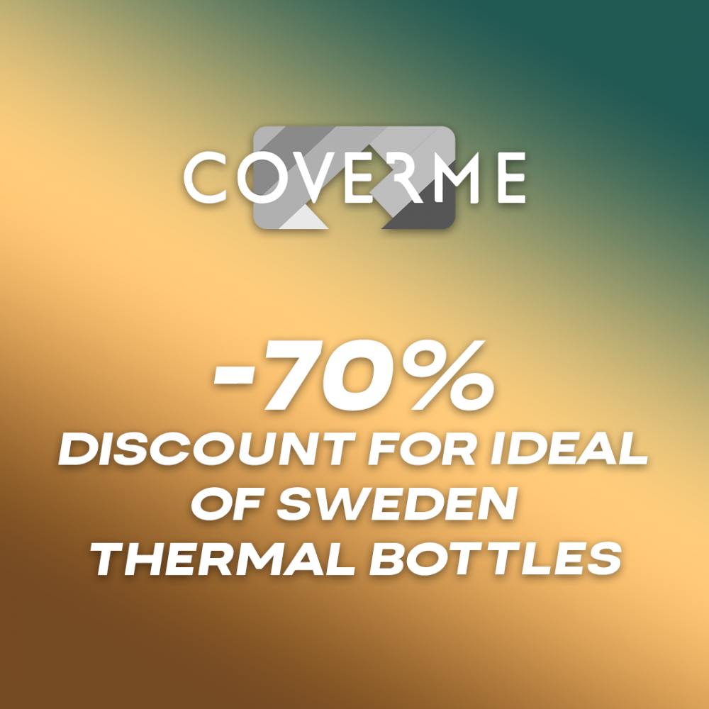 70% discount for iDeal of Sweden thermal bottles