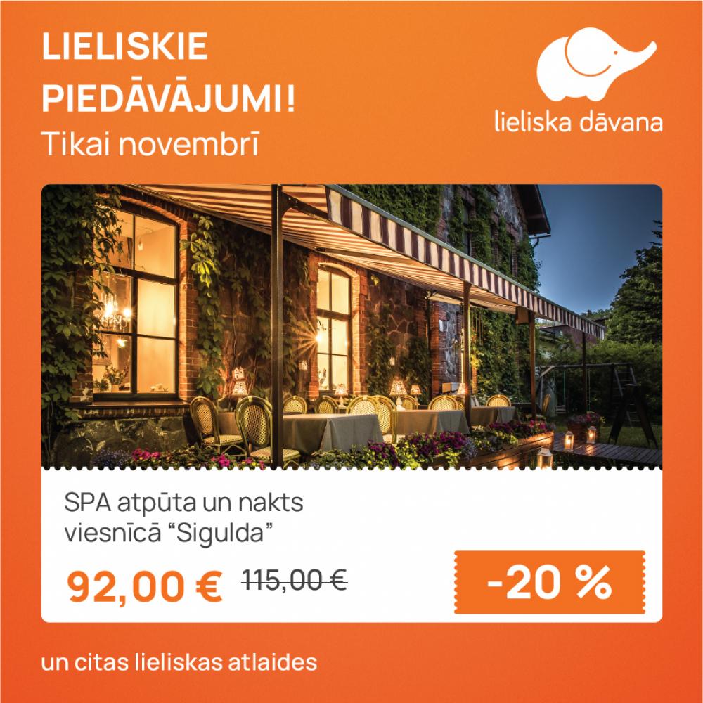 Lieliskie% – novembra mēneša izdevīgākie atlaižu piedāvājumi no “Lieliska dāvana”! Lieliskie% – novembra mēneša izdevīgākie atlaižu piedāvājumi no “Lieliska dāvana”!