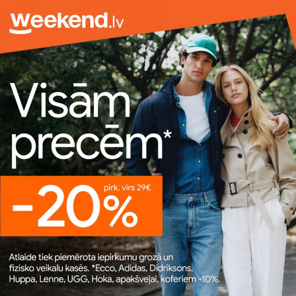 Visām precēm -20% pirkumiem virs 29EUR. Visām precēm -20% pirkumiem virs 29EUR.