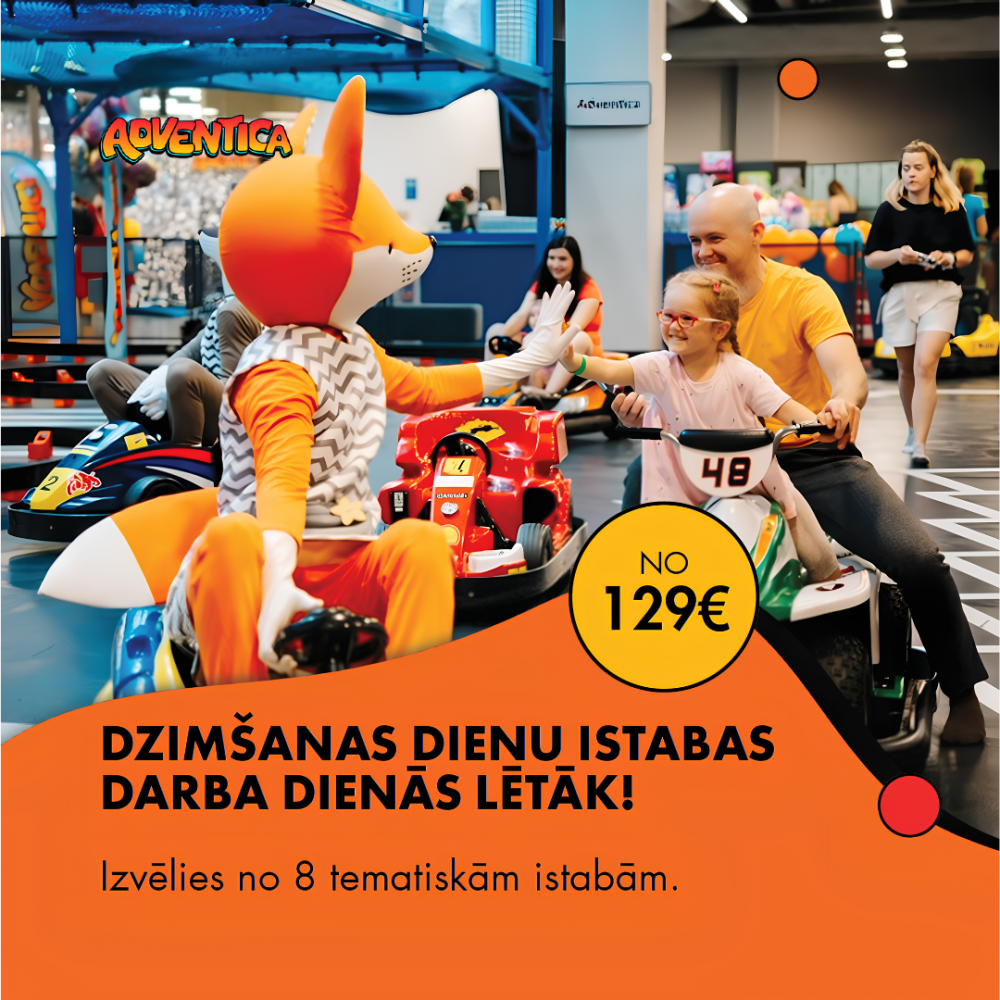 Svinības bērniem - ērti un izdevīgi! Dzimšanas dienas telpas darba dienās par 30% lētāk. 🎈