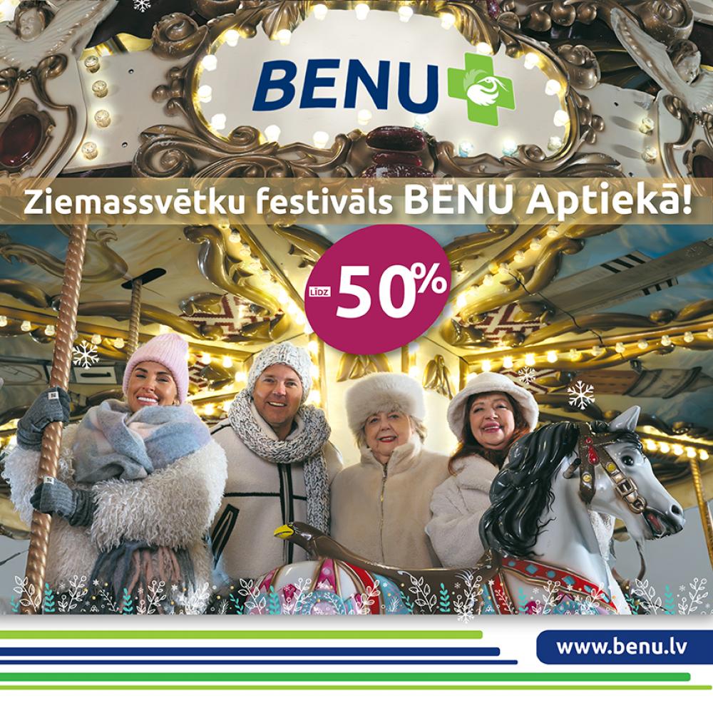 BENU Aptiekas decembra piedāvājumi.