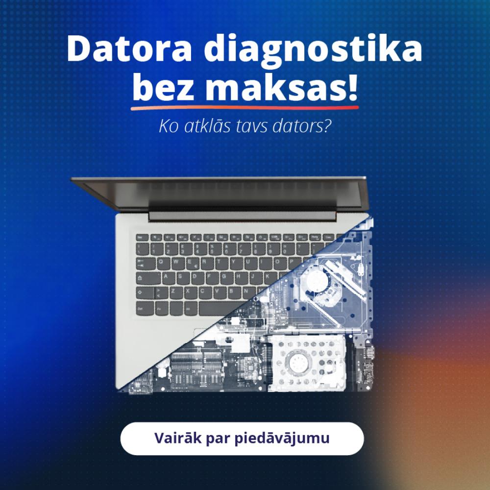 BEZMAKSAS diagnostika datortehnikai Baltic Data veikalā!