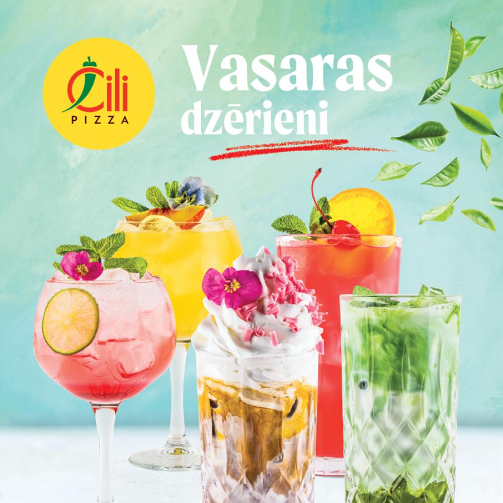 🌴 ČILI PICA iepriecina ar vasaras sezonas jaunumiem - greznu dzērienu un desertu kolekciju🌴