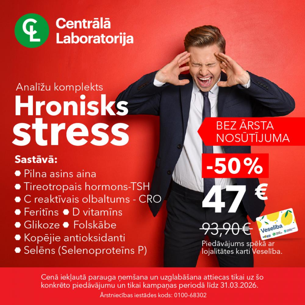 Analīžu komplekts - Hronisks stress