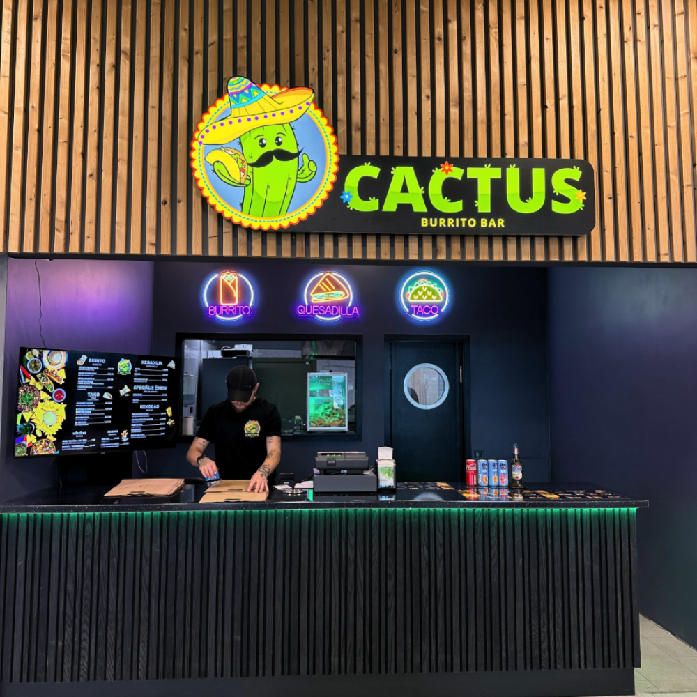 I/c “Olimpia” 2.stāvā darbu uzsācis jaunais ēdinātājs "Cactus Burrito"🎉Dodies neaizmirstamā ceļojumā pa Meksikas virtuvi un izbaudi īsto Meksikas garšu tieši šeit🍴.