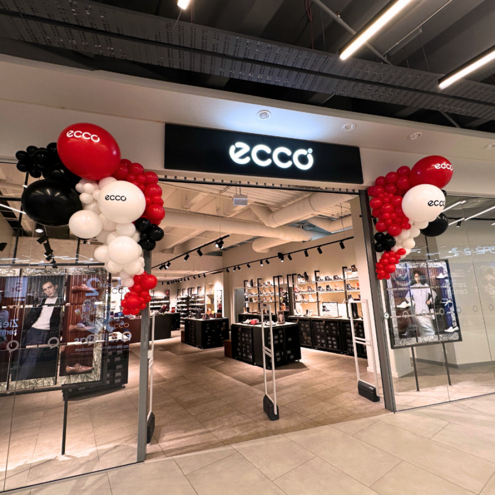 Новый магазин «ECCO Outlet» открылся на 2 этаже ТЦ «Оlimpia».