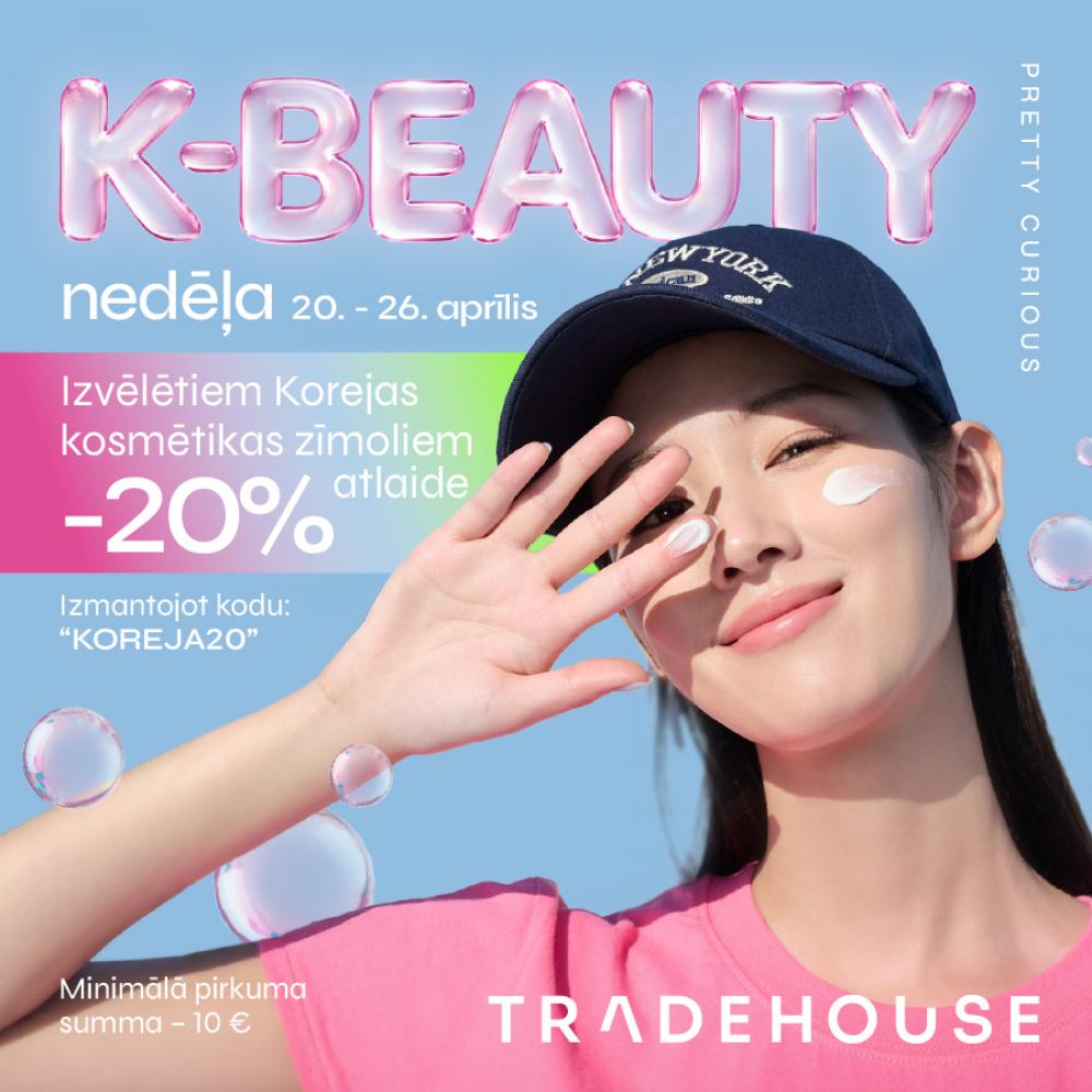 Korejas nedēļa Tradehouse ✨
Noteiktiem Korejas zīmoliem 20% atlaide!