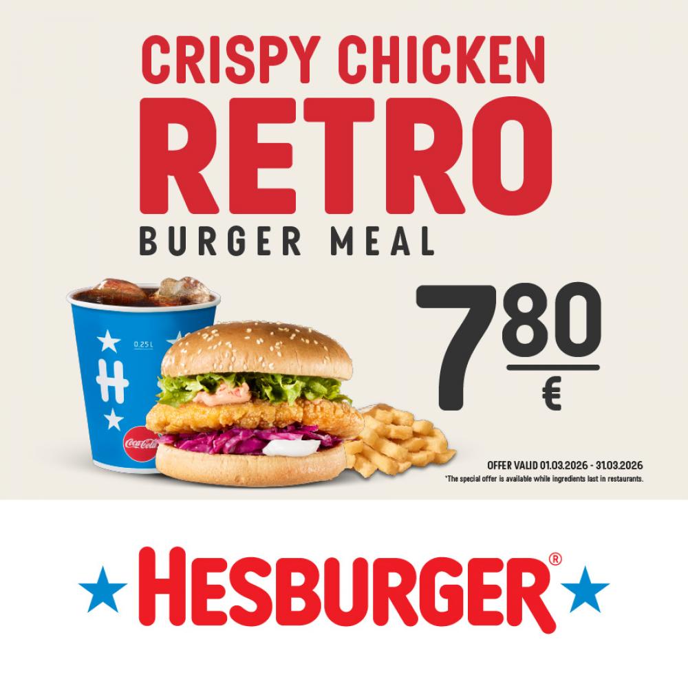 Crispy Chicken Retro Burger