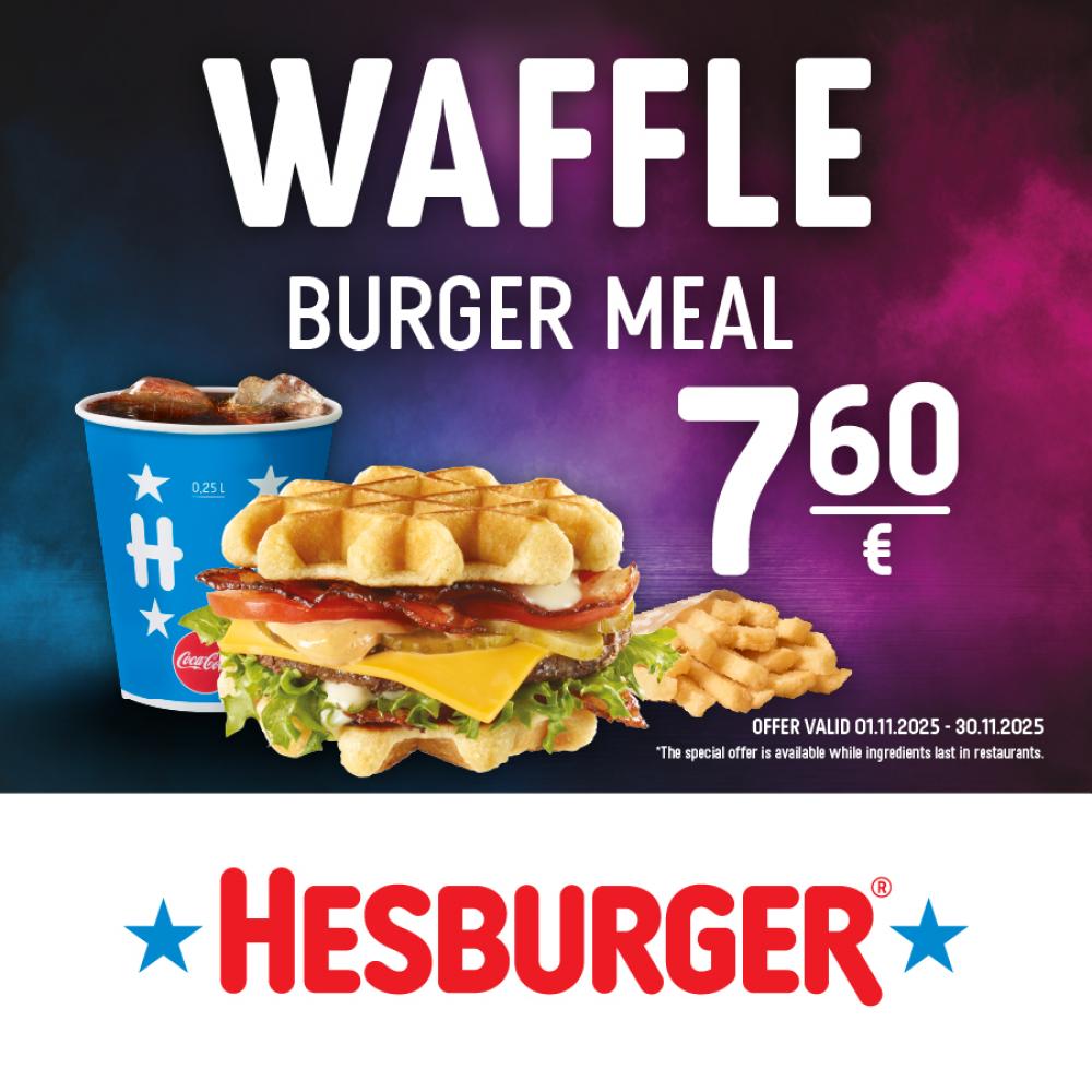 Waffle Burger. Waffle Burger.