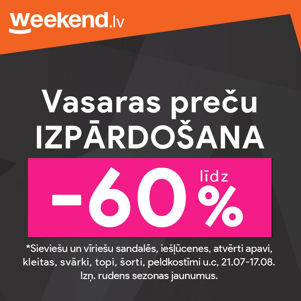 ☀️ Vasaras pilnbriedā vasaras preču izpārdošana ATLAIDES līdz 60%! 🛍️