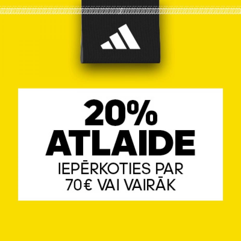 On January 25th get 20% off when you spend 70 EURO or more
