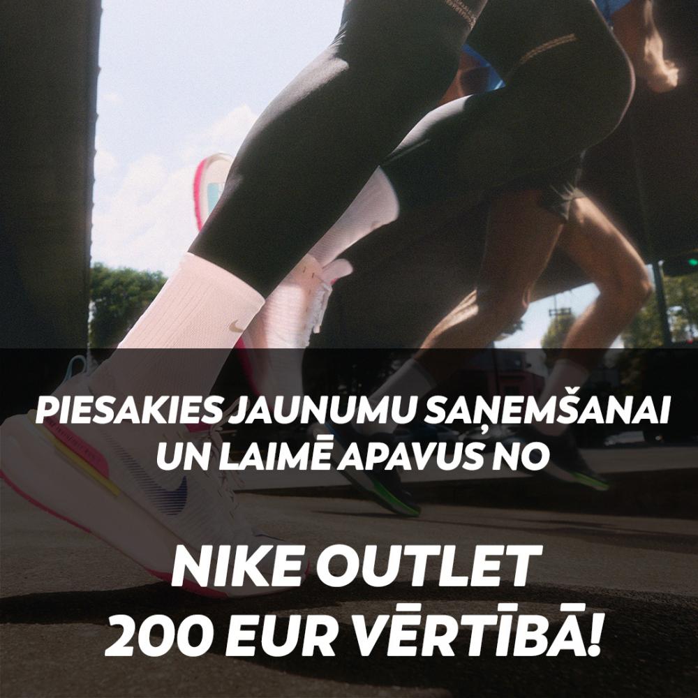 Piesakies i/c “Olimpia” jaunumiem un laimē sporta apavus no “Nike Outlet” 200eur vērtībā!