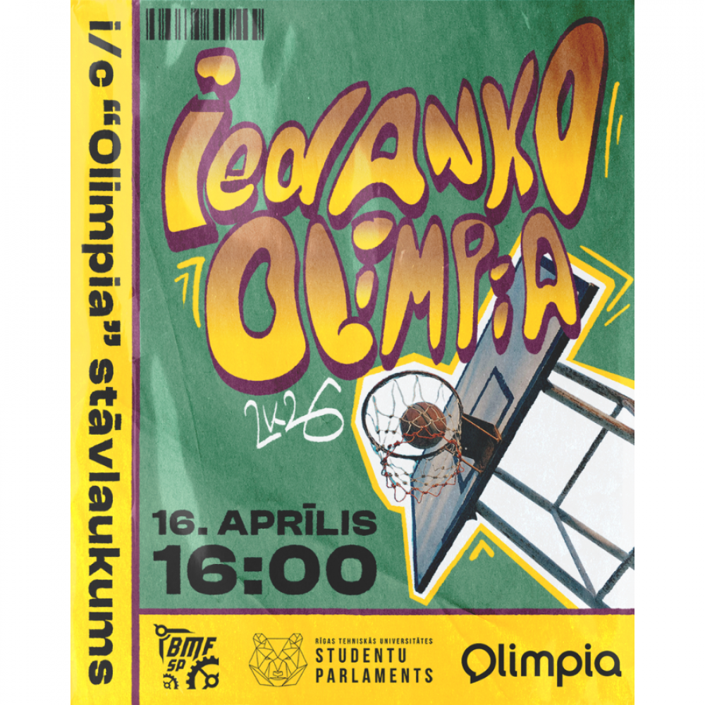 Iedanko Olimpia 2k26 streetbola turnīrs jau 16. aprīlī!🏀