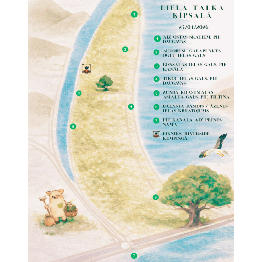 LIELĀ TALKA jau 25.aprīlī! 🌳🌎