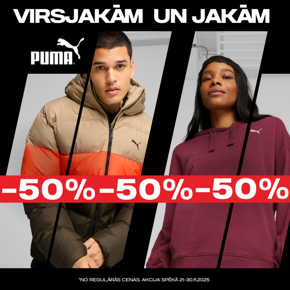 -50%* JAKĀM un VIRSJAKĀM!
