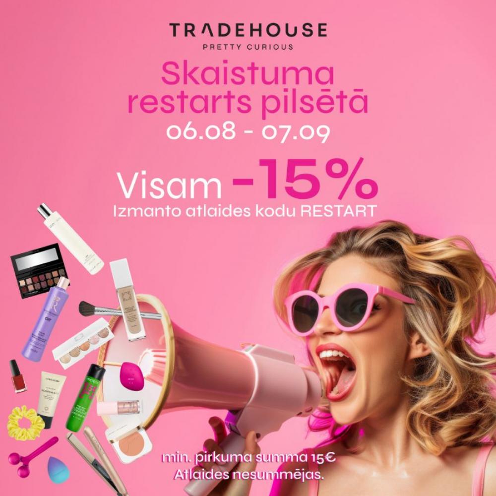 15% off the entire range. 15% off the entire range.