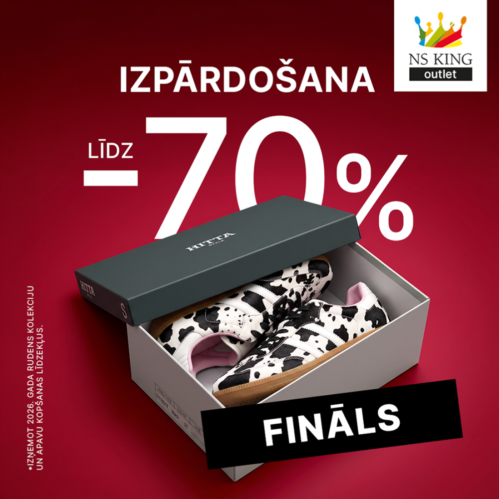 ‼️ FINĀLIZPĀRDOŠANA ir sākusies! Atlaides VISAM līdz 70%‼️
