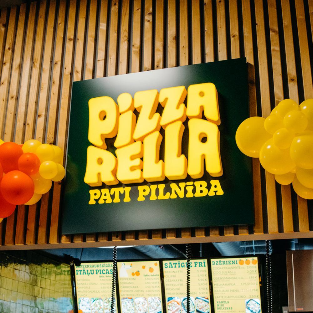 The first Pizzarella has been opened in Riga