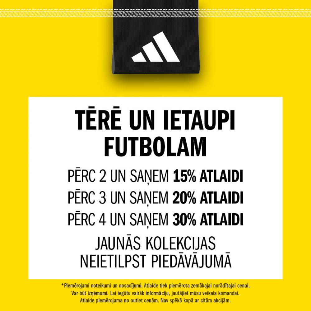 Atlaides līdz 30%  futbola precēm! Lielāks pirkums - lielāka atlaide 🎉