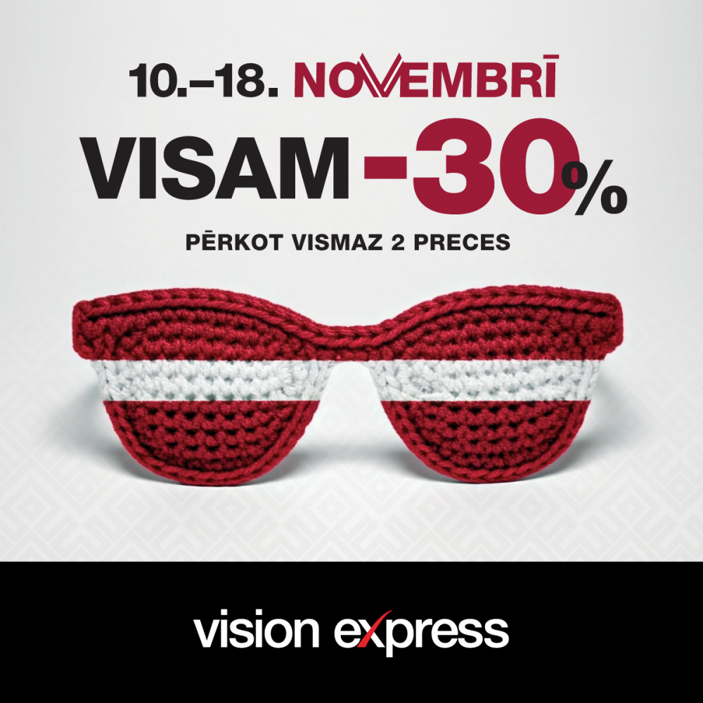 30% atlaide pirkumam, pērkot vismaz 2 preces!