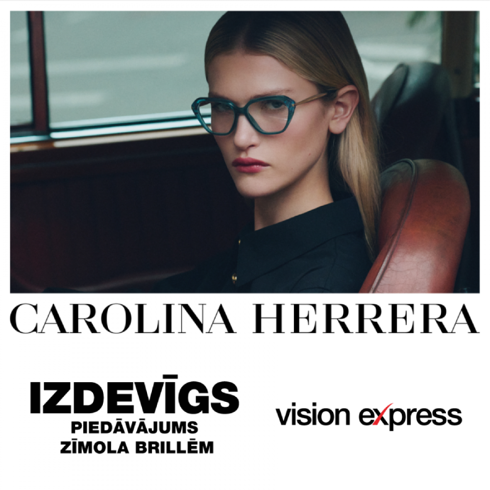 CAROLINA HERRERA zīmola brilles tikai 169 €