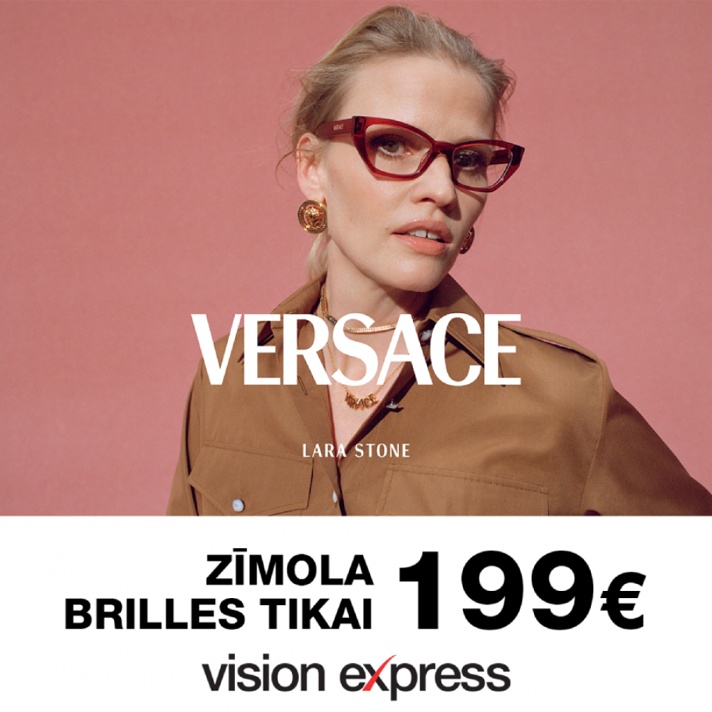 Versace zīmola brilles tikai 199 €!
