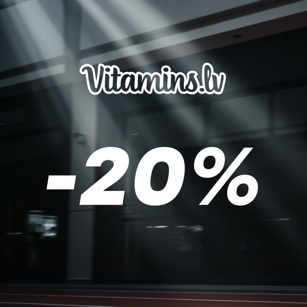 20% atlaide visiem produktiem.